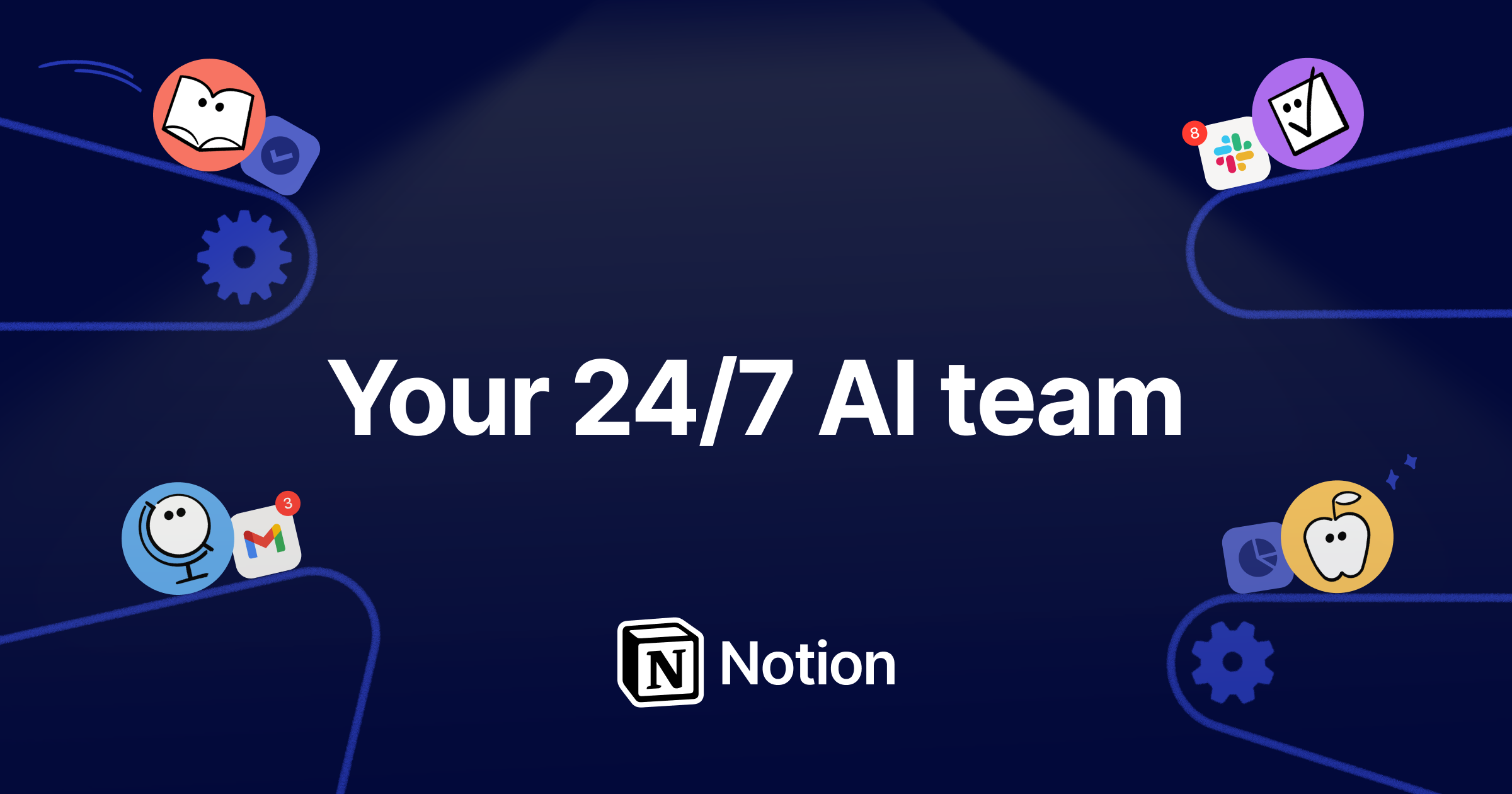 Notion AI 官方 banner